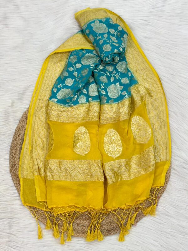 Pure Khadi Banarasi Dupatta