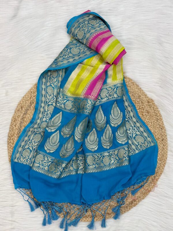 Pure Khadi Banarasi Dupatta