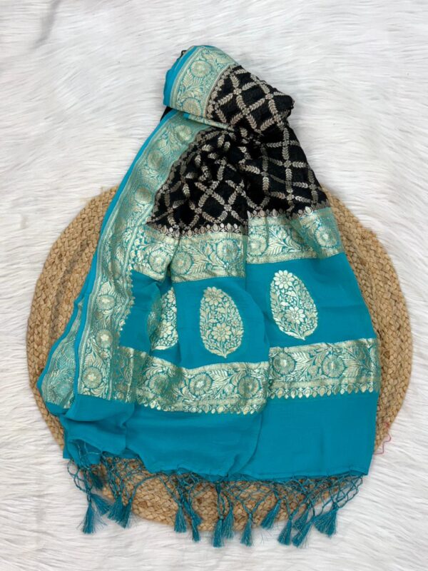 Pure Khadi Banarasi Dupatta